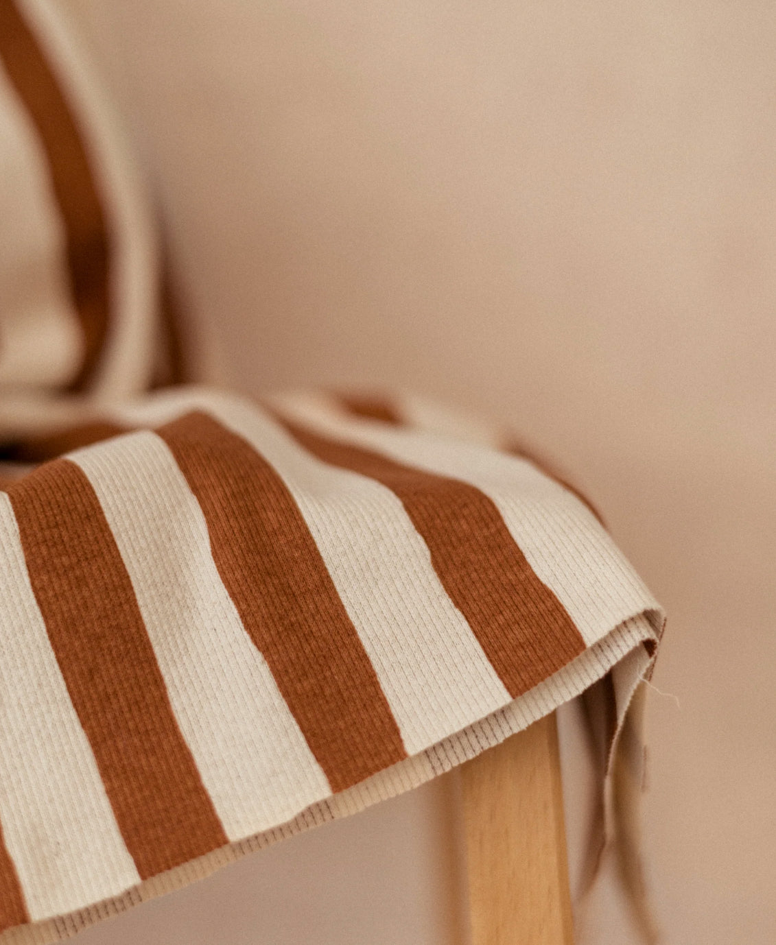Marshmello PRINT Diaper- BROWN STRIPES